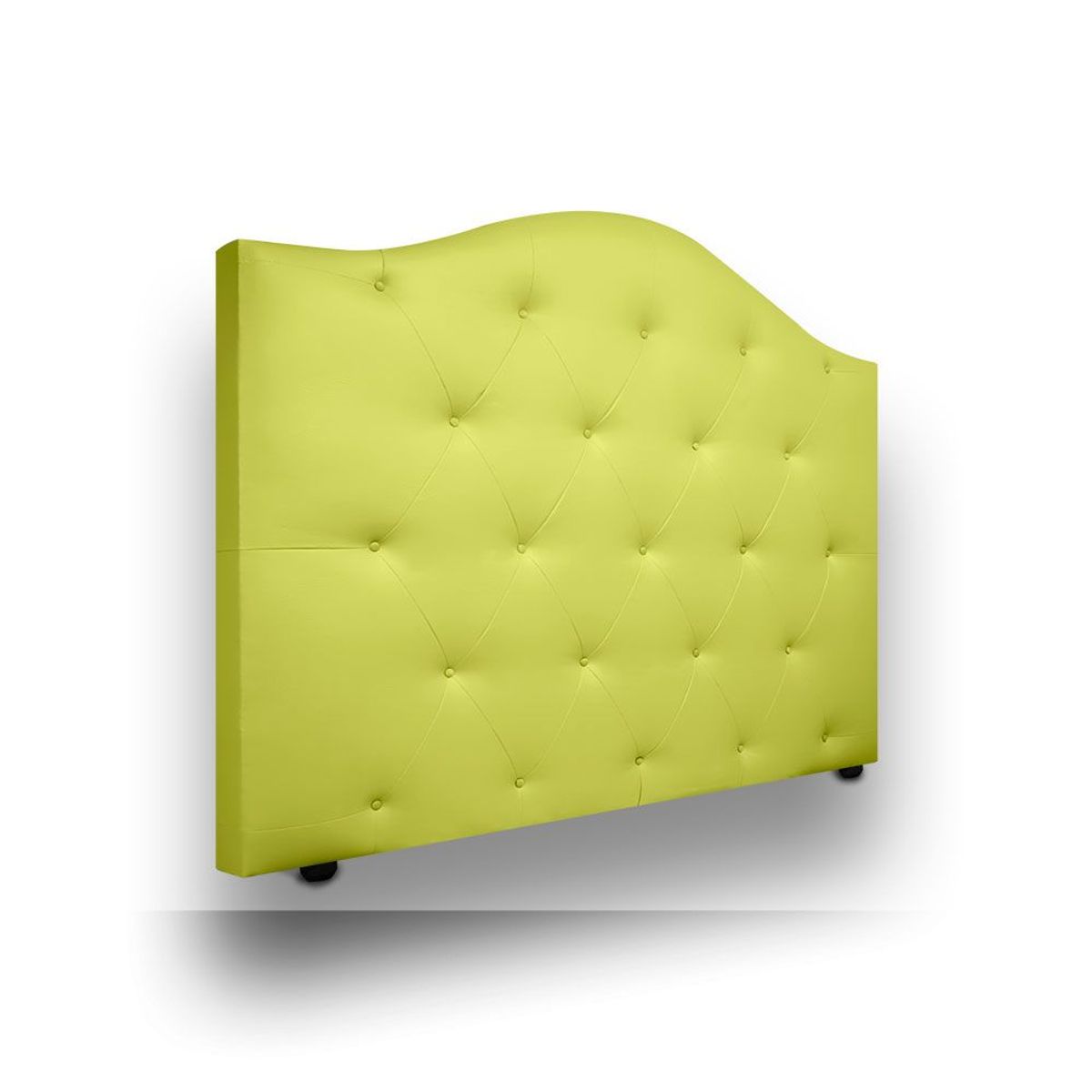 MAGIC CLASS - CABECERO DE LUJO ROUND DE PISO120x130 ECOCUERO VERDE