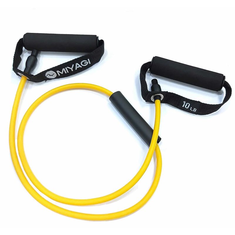 GENERICO - Teratubo Banda Elástica Resistencia Tonificador Miyagi 10 Lb