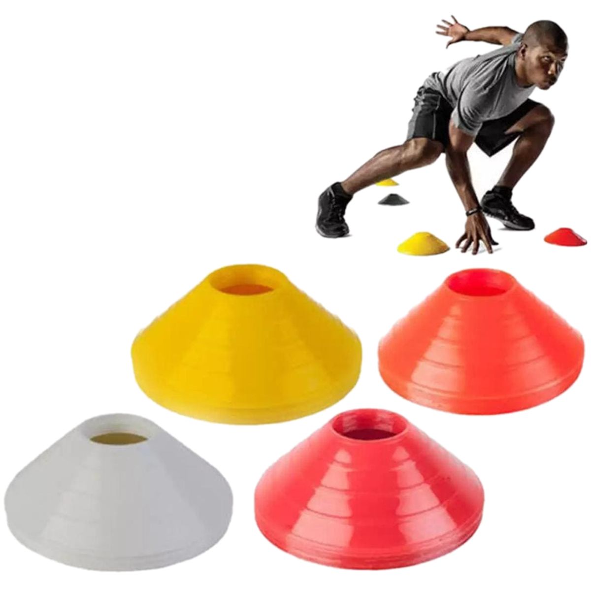 GENERICO - Conos Platillos Marcación Deportivo Entrenamiento X 5.