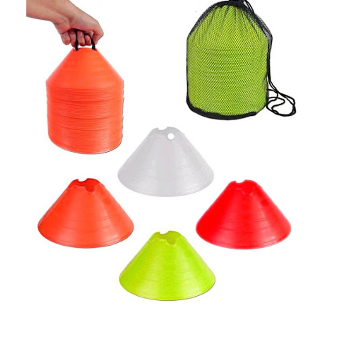 GENERICO - Conos Platillos Marcación Deportivo Entrenamiento X 5.