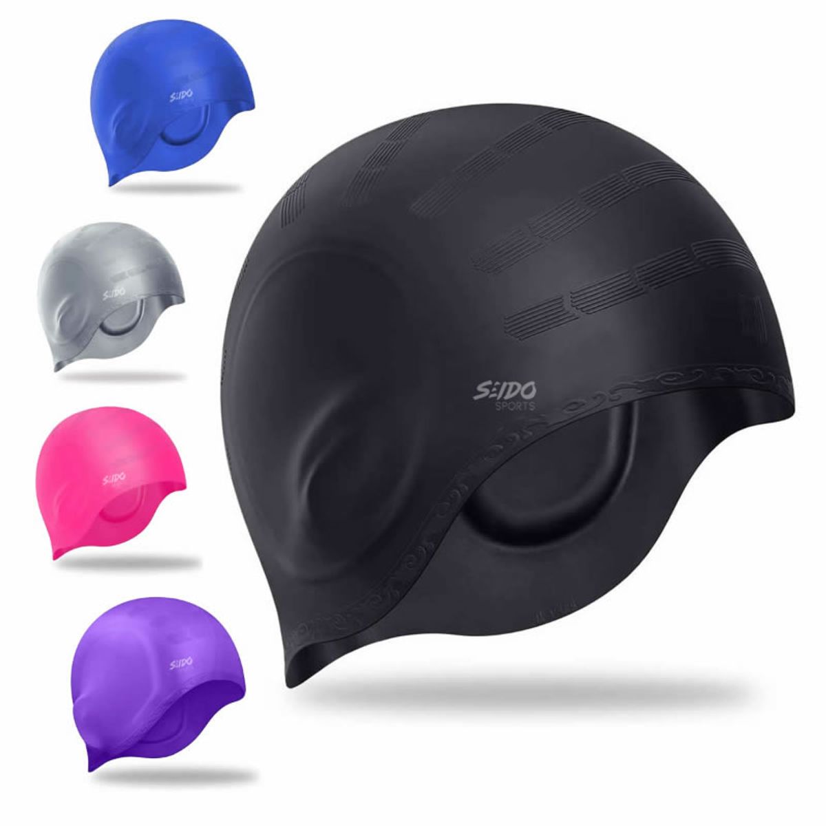 GENERICO - Gorro Natacion Buceo Piscina Wonder Silicona Entrenamiento