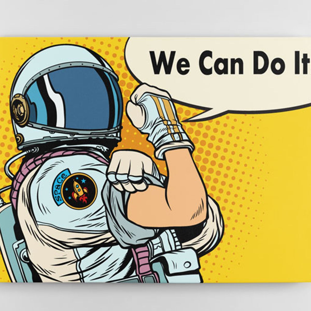 TAYRONA STORE - Cuadro En Lienzo Para Habitaciones Astronauta 20 100x80cm