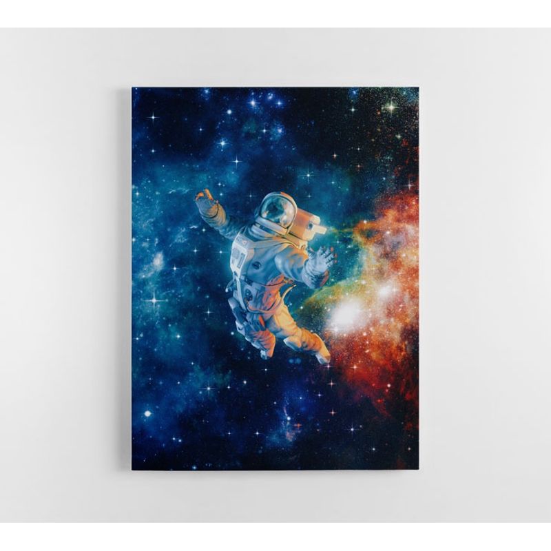 TAYRONA STORE - Cuadro En Lienzo Para Habitaciones Astronauta 48 30x40cm