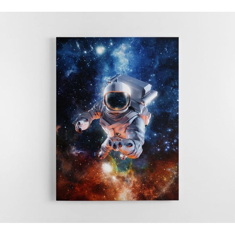 TAYRONA STORE - Cuadro En Lienzo Para Habitaciones Astronauta 49 30x40cm