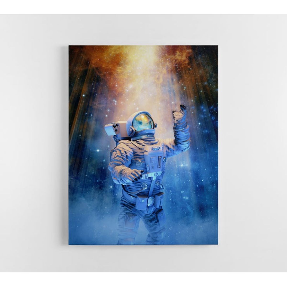 TAYRONA STORE - Cuadro En Lienzo Para Habitaciones Astronauta 50 75x100cm