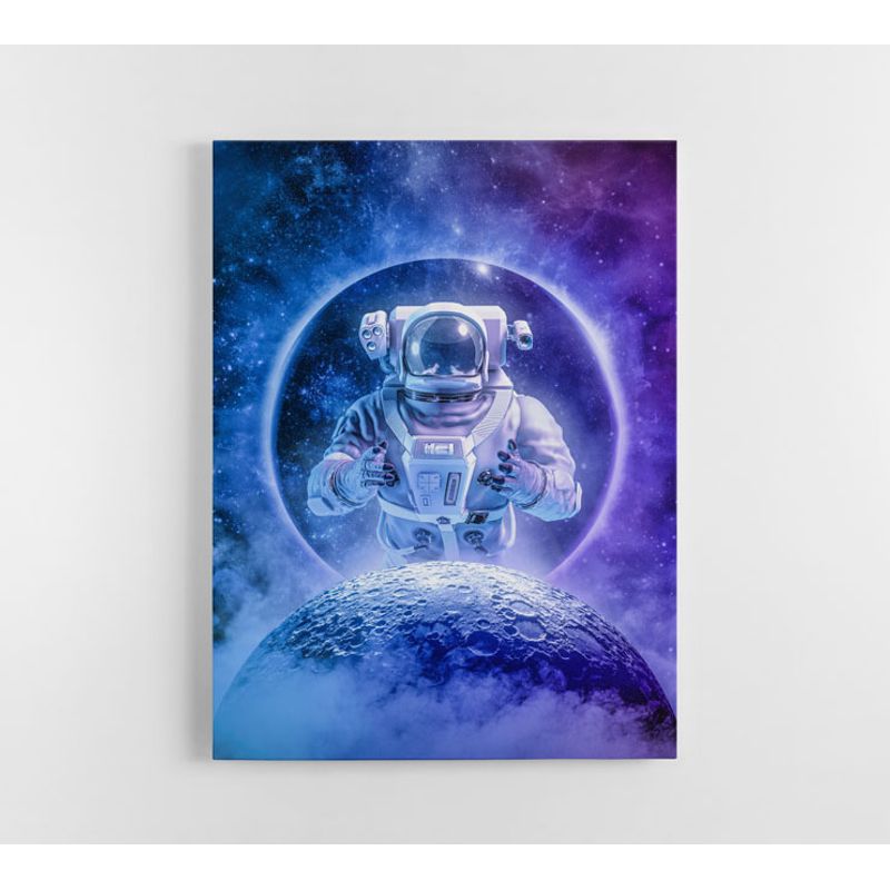 TAYRONA STORE - Cuadro En Lienzo Para Habitaciones Astronauta 54 75x100cm