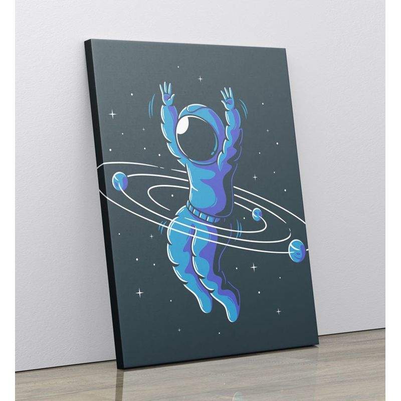 TAYRONA STORE - Cuadro En Lienzo Para Habitaciones Astronauta 46 75x100cm