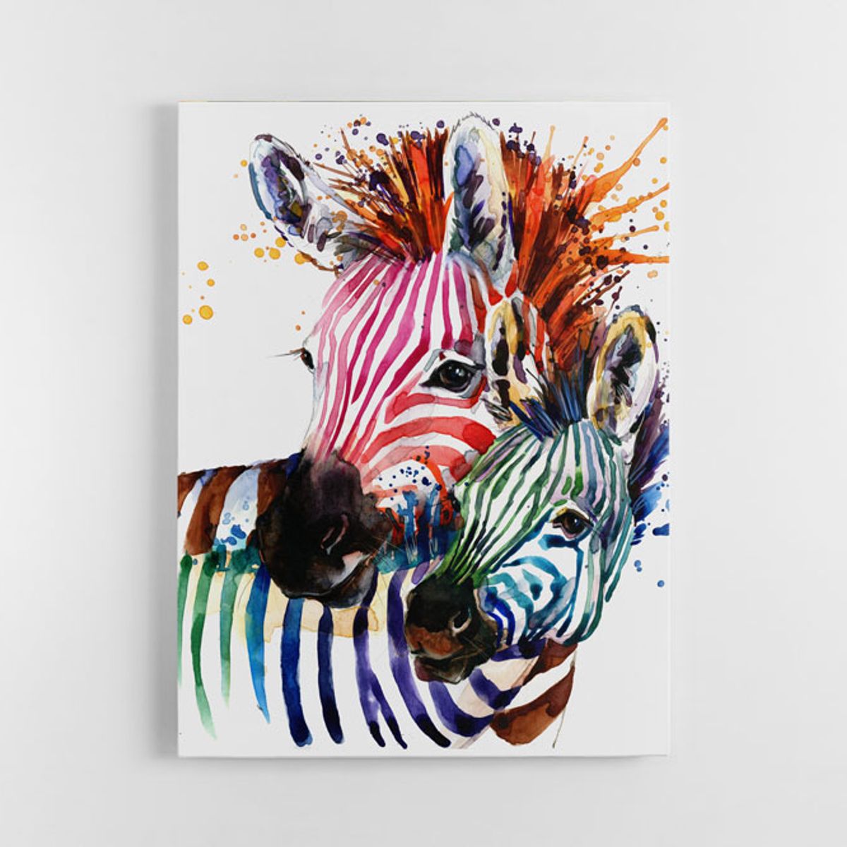 TAYRONA STORE - Cuadro En Lienzo Para Habitaciones Cebra 09 30x40cm