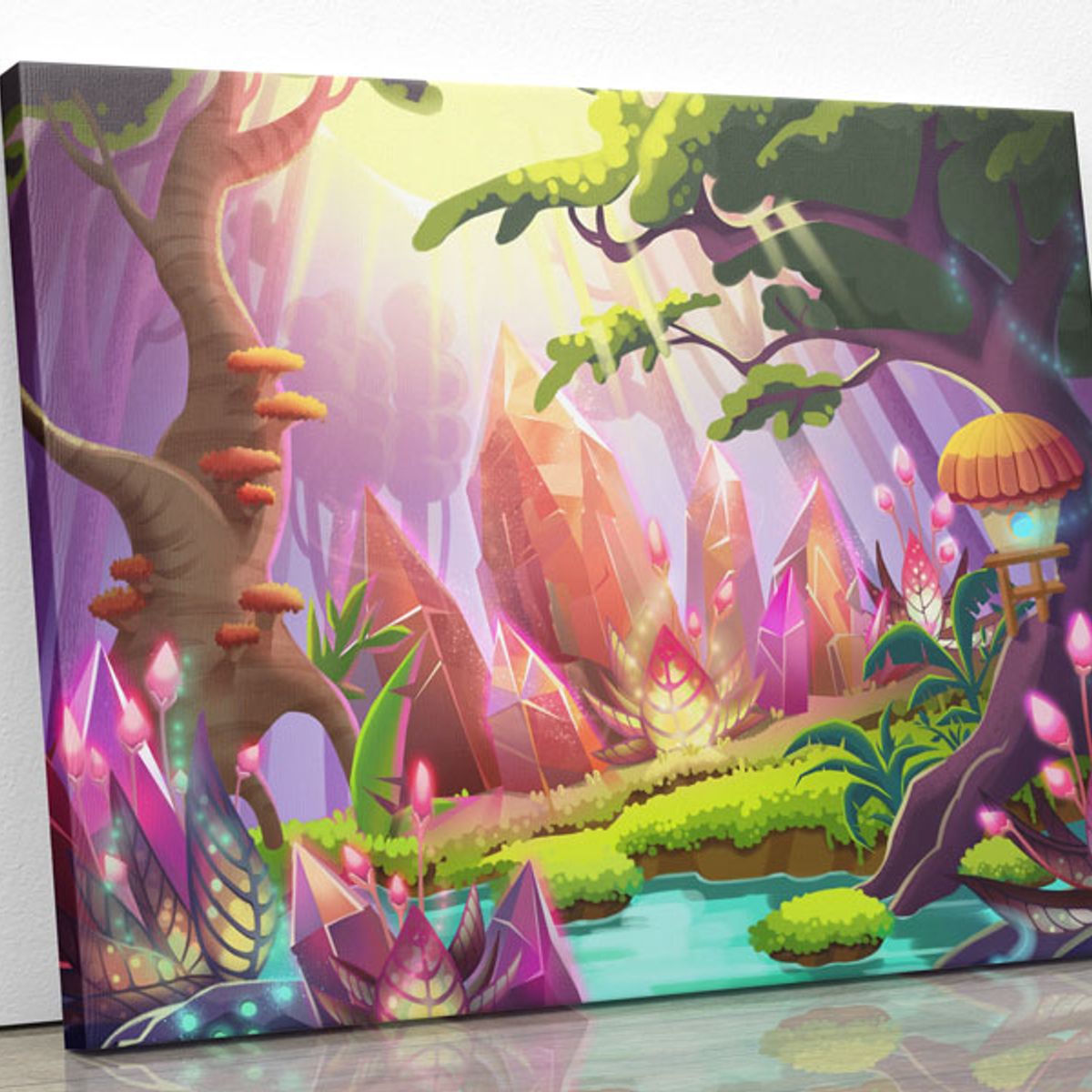 TAYRONA STORE - Cuadro En Lienzo Para Habitaciones Fantasia 126 100x80cm