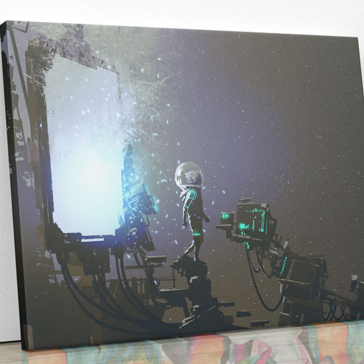 TAYRONA STORE - Cuadro En Lienzo Para Habitaciones Fantasia 141 125x100cm