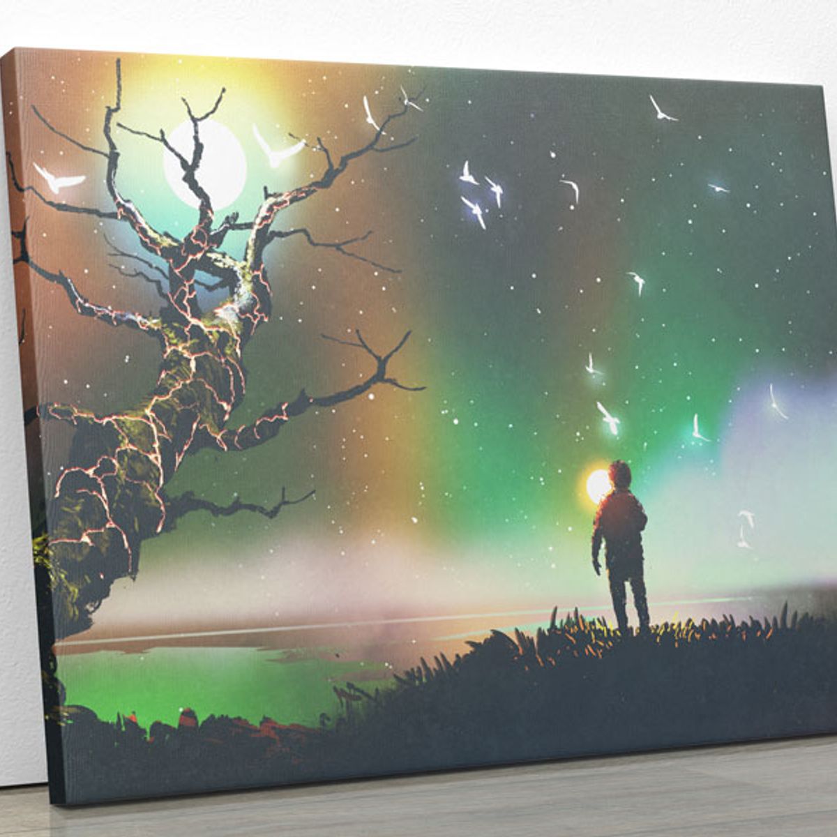 TAYRONA STORE - Cuadro En Lienzo Para Habitaciones Fantasia 154 125x100cm