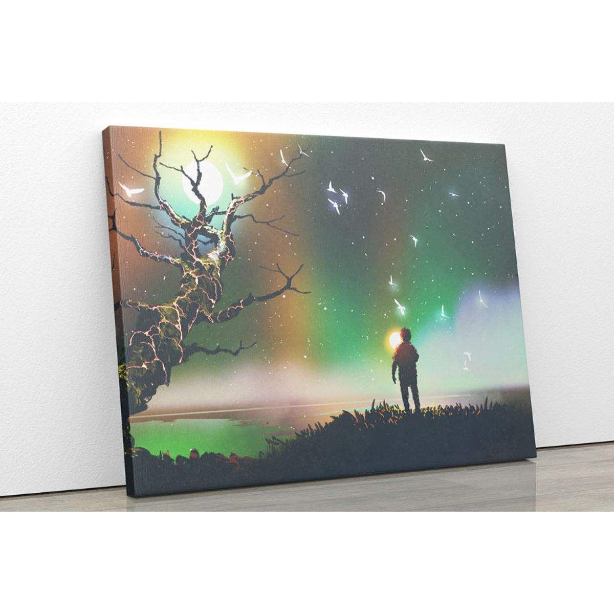 TAYRONA STORE - Cuadro En Lienzo Para Habitaciones Fantasia 154 125x100cm