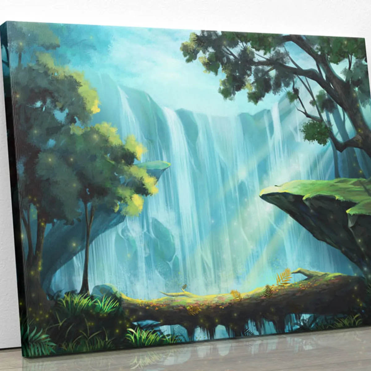 TAYRONA STORE - Cuadro En Lienzo Para Habitaciones Fantasia 190 75x60cm.