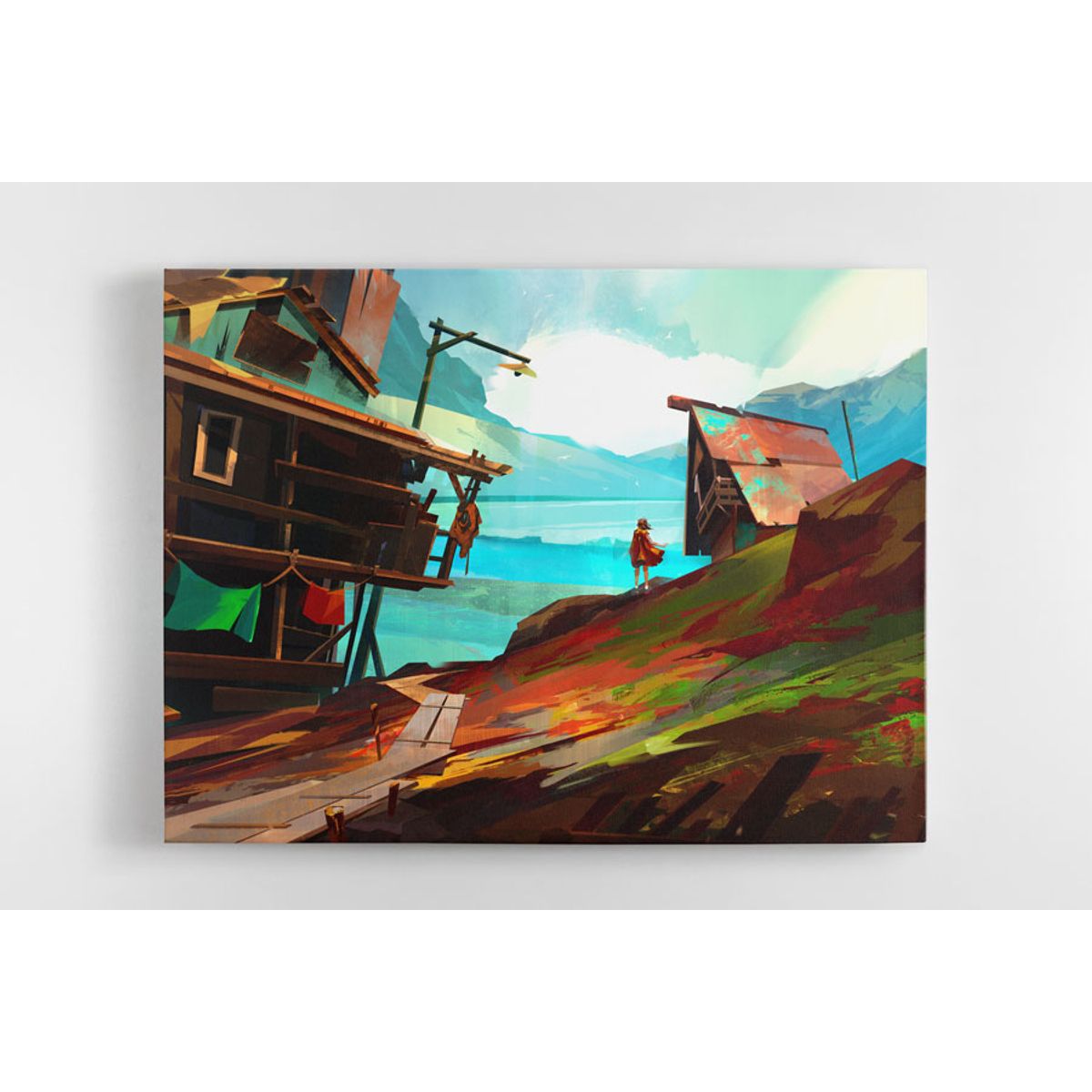 TAYRONA STORE - Cuadro En Lienzo Para Habitaciones Fantasia 217 75x60cm