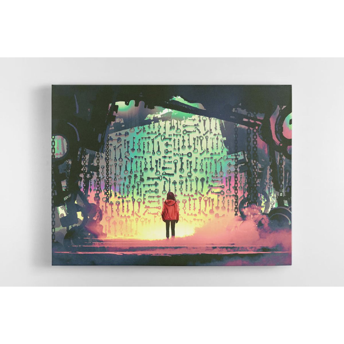 TAYRONA STORE - Cuadro En Lienzo Para Habitaciones Fantasia 219 75x60cm