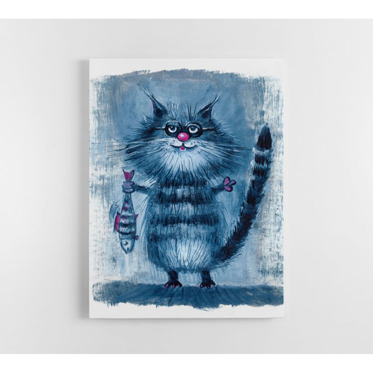 TAYRONA STORE - Cuadro En Lienzo Para Habitaciones Gato 132 100x135cm