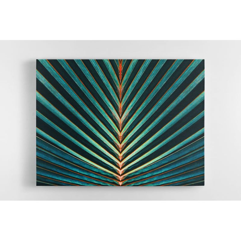 TAYRONA STORE - Cuadro En Lienzo Para Habitaciones Hoja Tropical 35 75x60cm