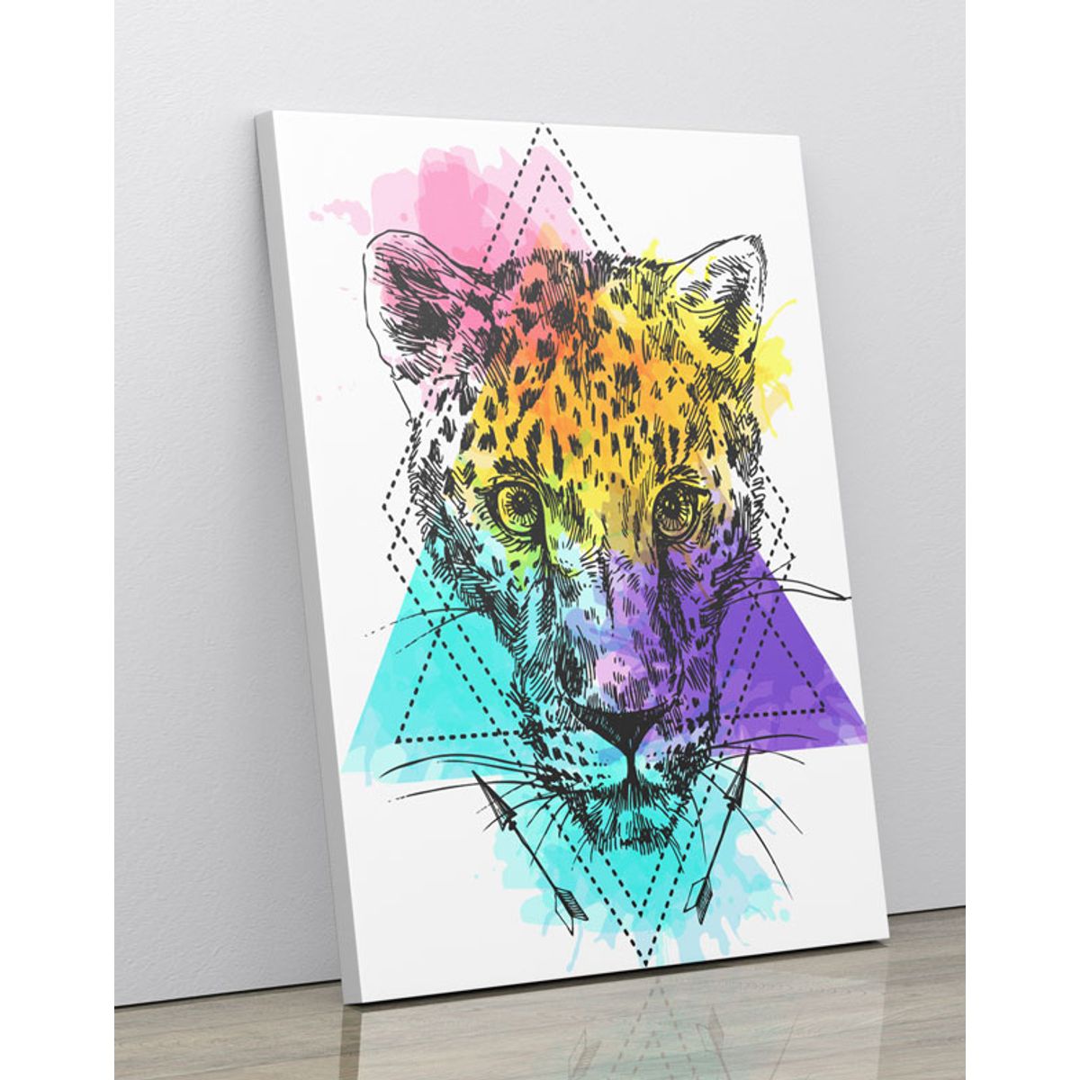 TAYRONA STORE - Cuadro En Lienzo Para Habitaciones Jaguar 01 100x135cm