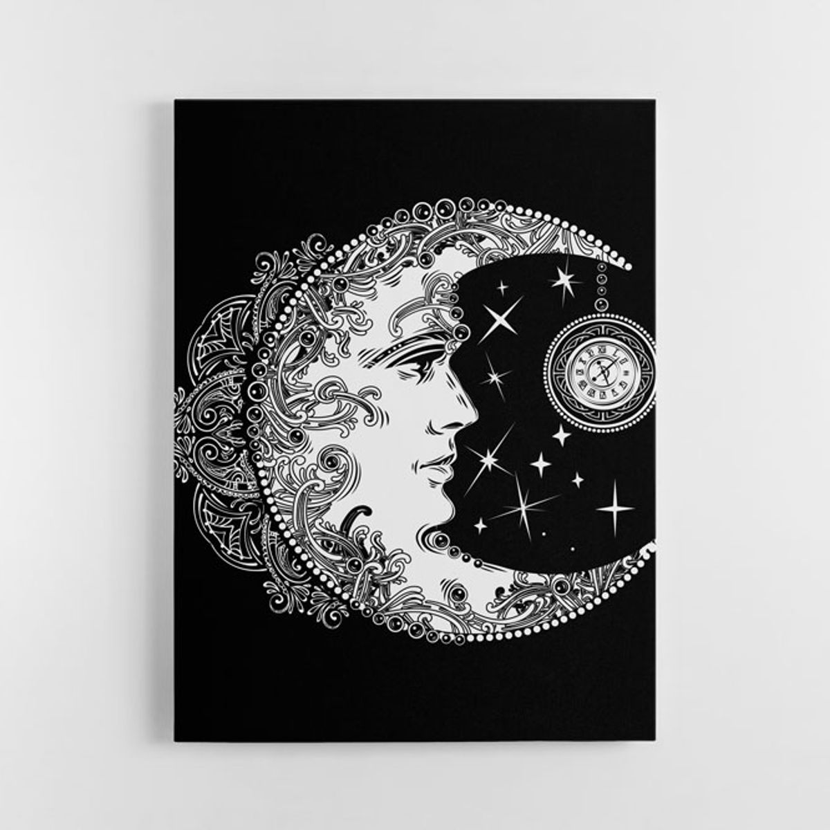 TAYRONA STORE - Cuadro En Lienzo Para Habitaciones Luna 09-02 30x40cm