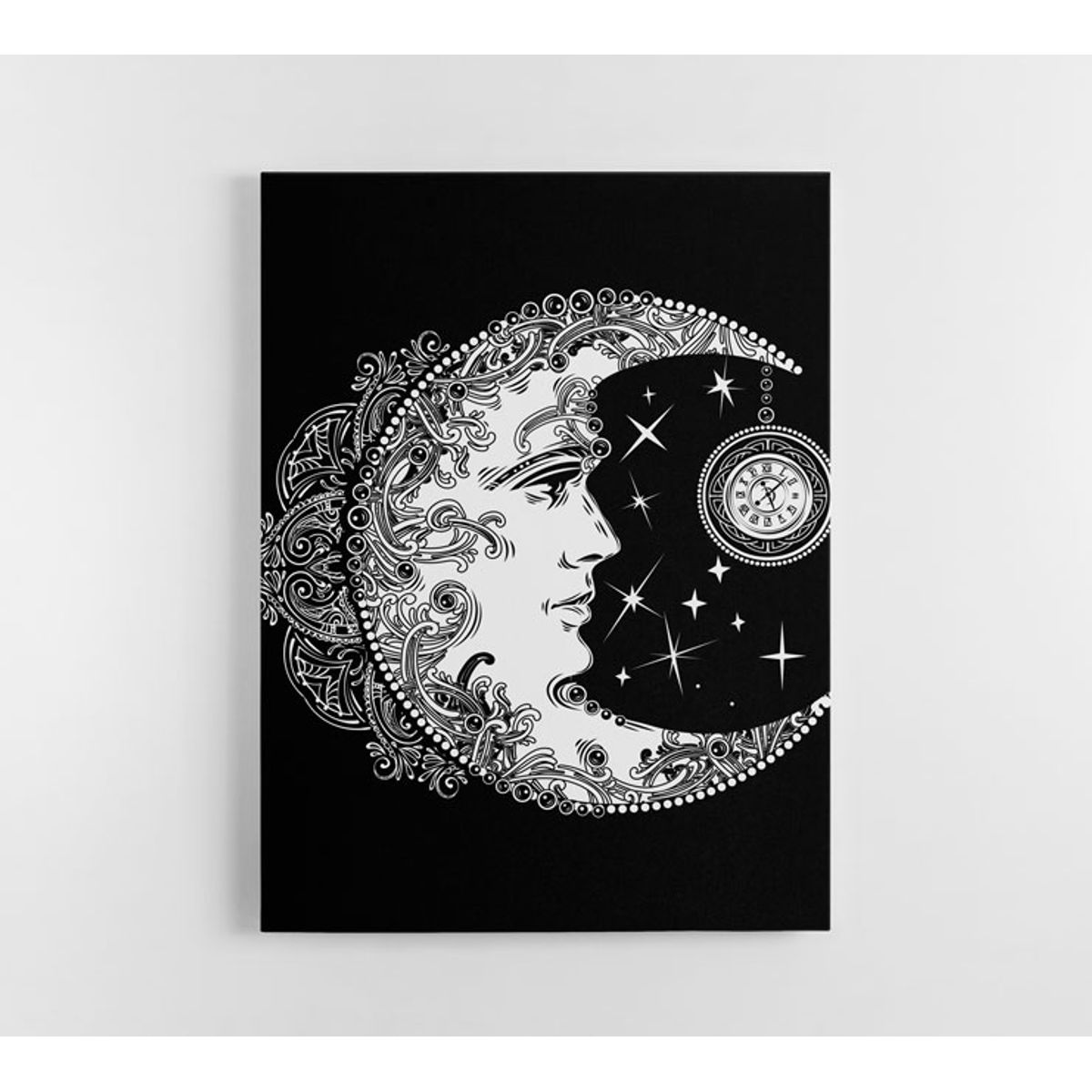 TAYRONA STORE - Cuadro En Lienzo Para Habitaciones Luna 09-02 30x40cm