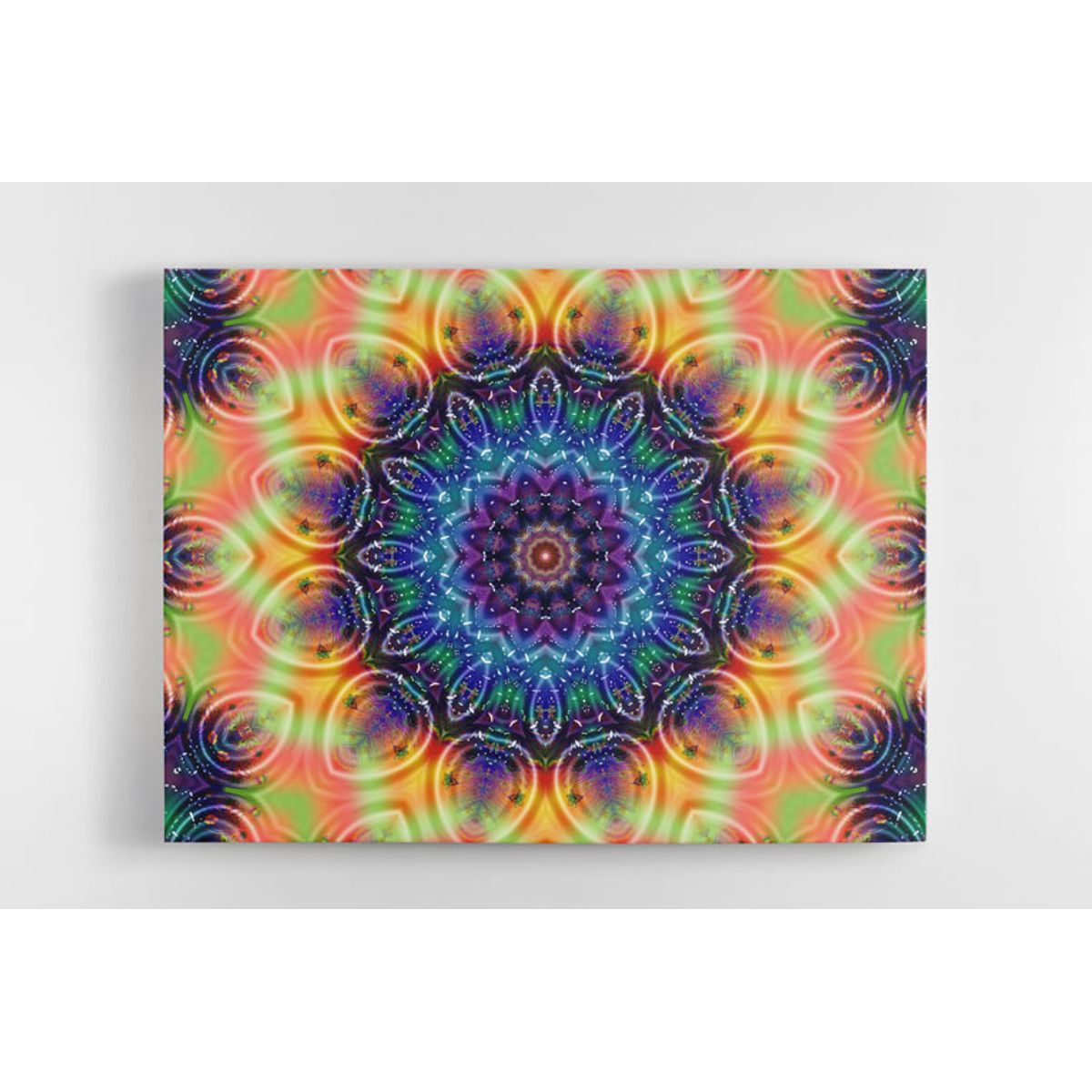 TAYRONA STORE - Cuadro En Lienzo Para Habitaciones Mandala 198 50x40cm