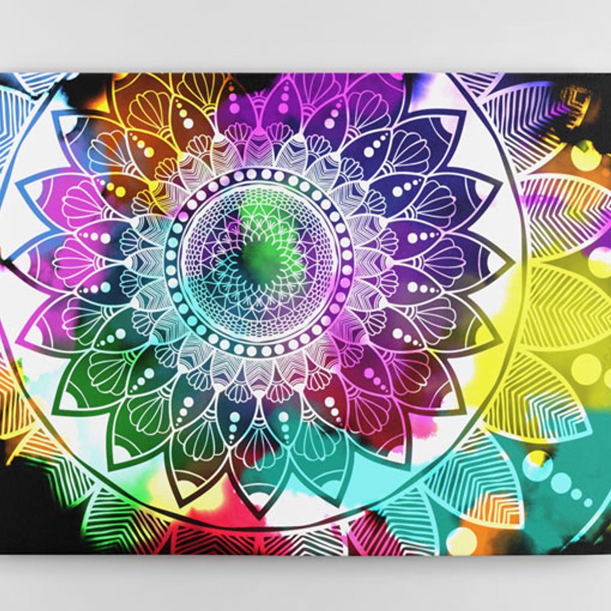 TAYRONA STORE - Cuadro En Lienzo Para Habitaciones Mandala 224 125x100cm