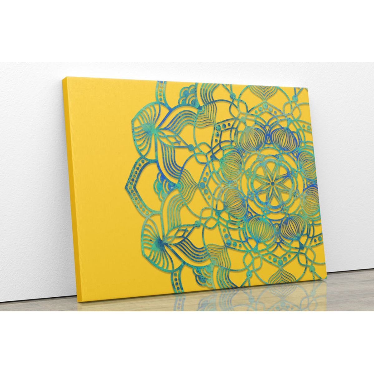 TAYRONA STORE - Cuadro En Lienzo Para Habitaciones Mandala 225 50x40cm