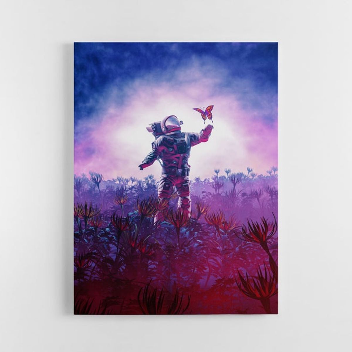 TAYRONA STORE - Cuadro En Lienzo Para Habitaciones Astronauta 56 60x80cm