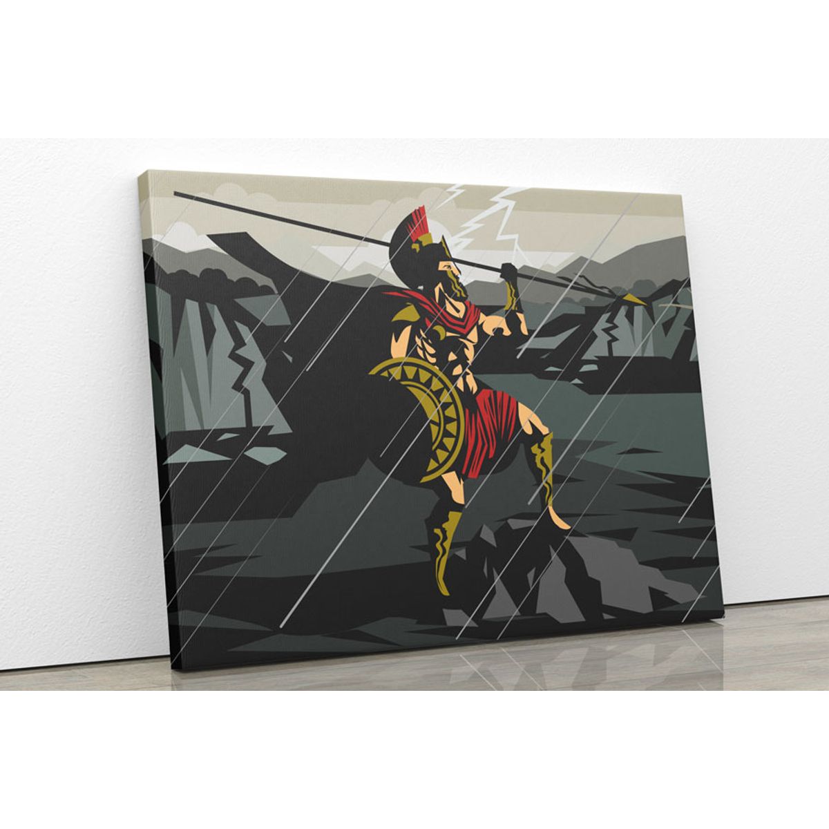 TAYRONA STORE - Cuadro En Lienzo Para Habitaciones Espartano 03 50x40cm