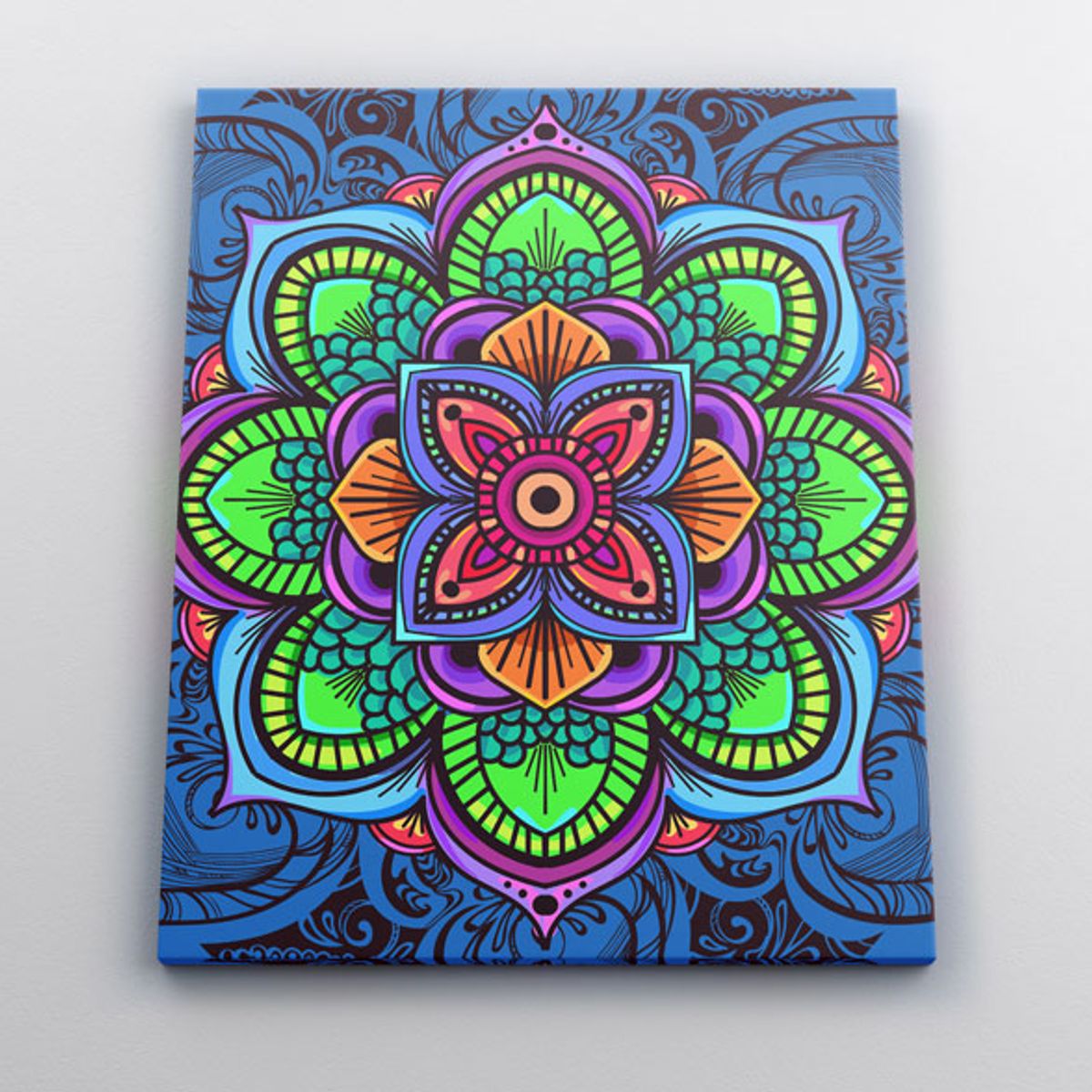 TAYRONA STORE - Cuadro En Lienzo Para Habitaciones Mandala 244 30x40cm