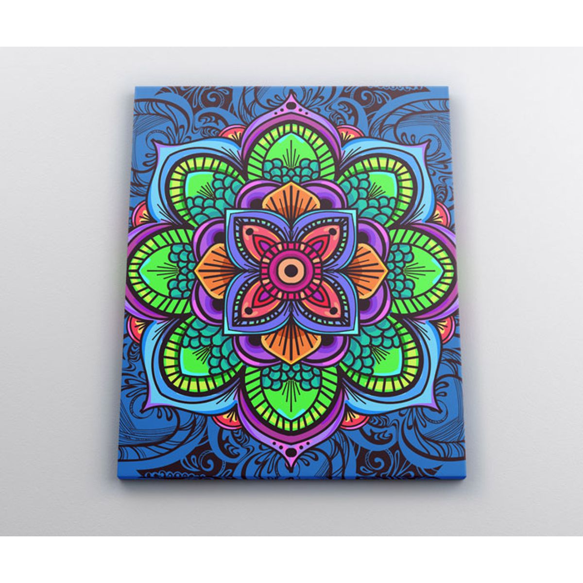 TAYRONA STORE - Cuadro En Lienzo Para Habitaciones Mandala 244 30x40cm