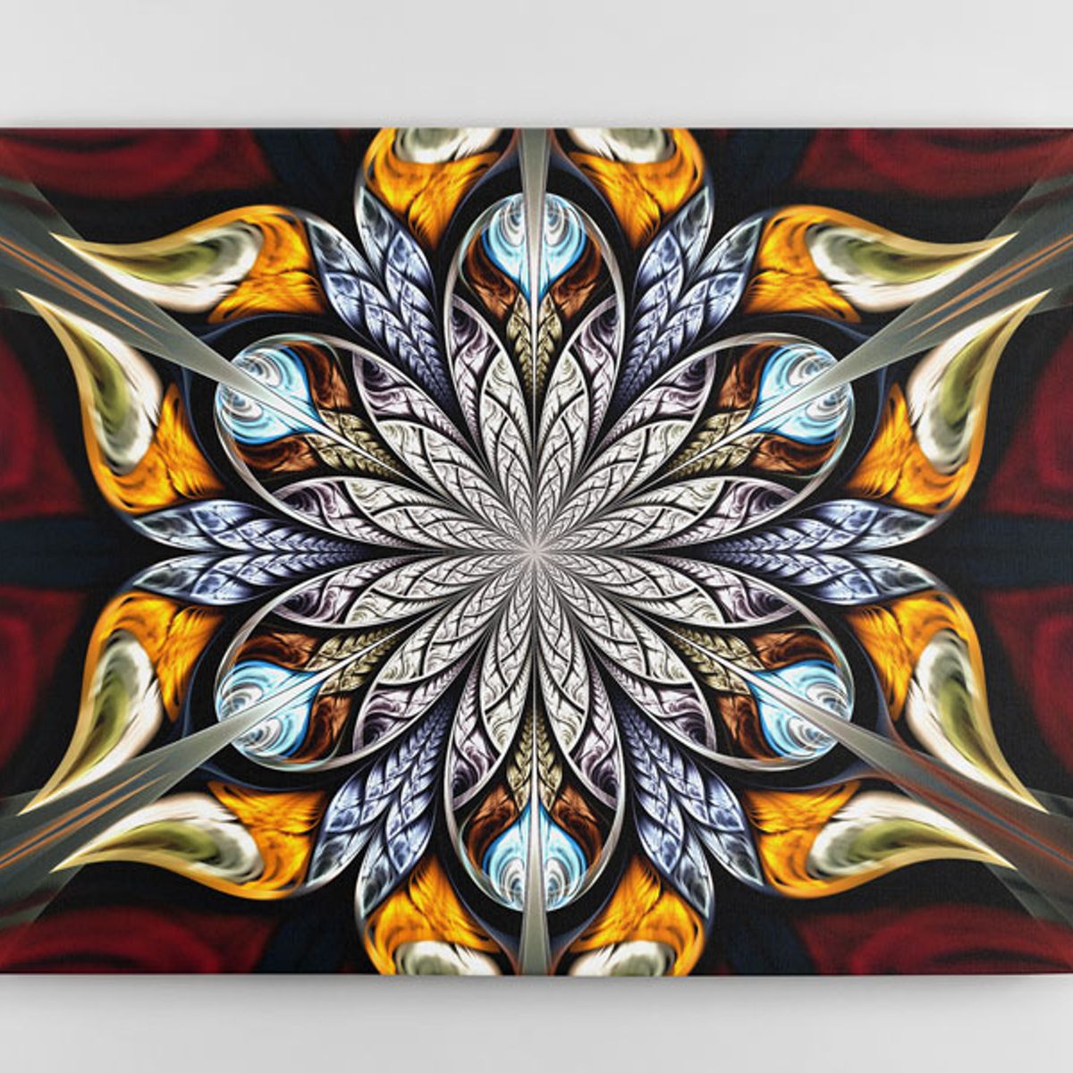 TAYRONA STORE - Cuadro En Lienzo Para Habitaciones Mandala 245 50x40cm