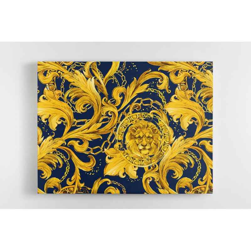 TAYRONA STORE - Cuadro En Lienzo Para Habitaciones Patron Arabe 01 100x80cm