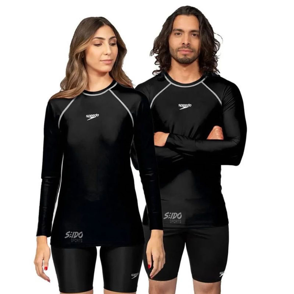 GENERICO - Camiseta Natación Speedo Ml Hyden Buzo Profesional