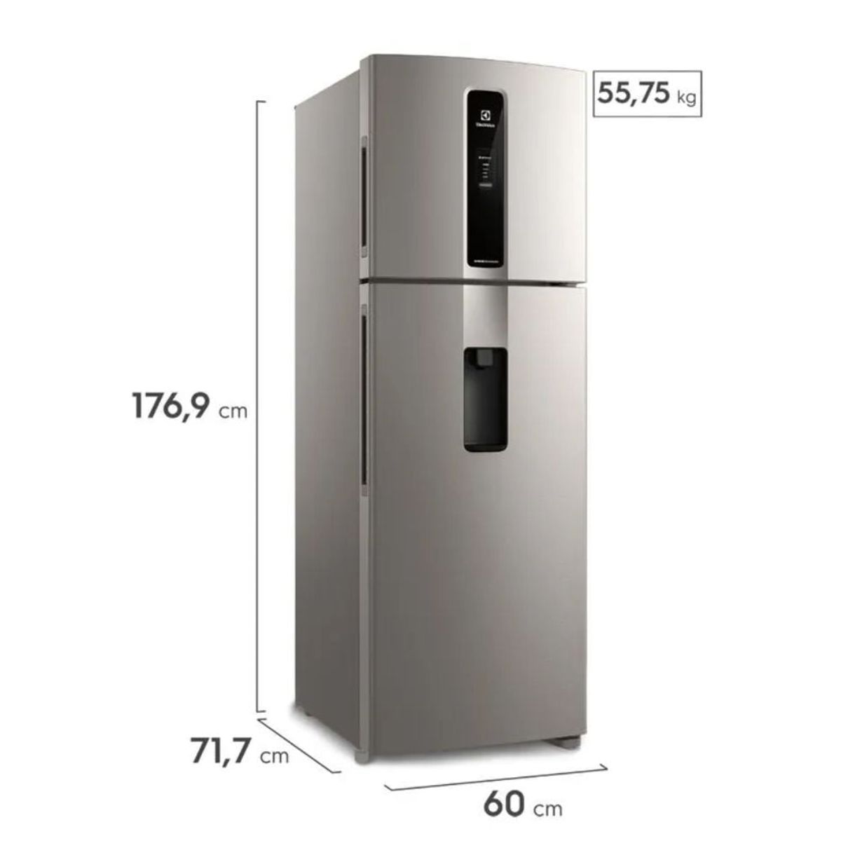 ELECTROLUX - Nevera Electrolux IW43S 389L Inverter No Frost Gris