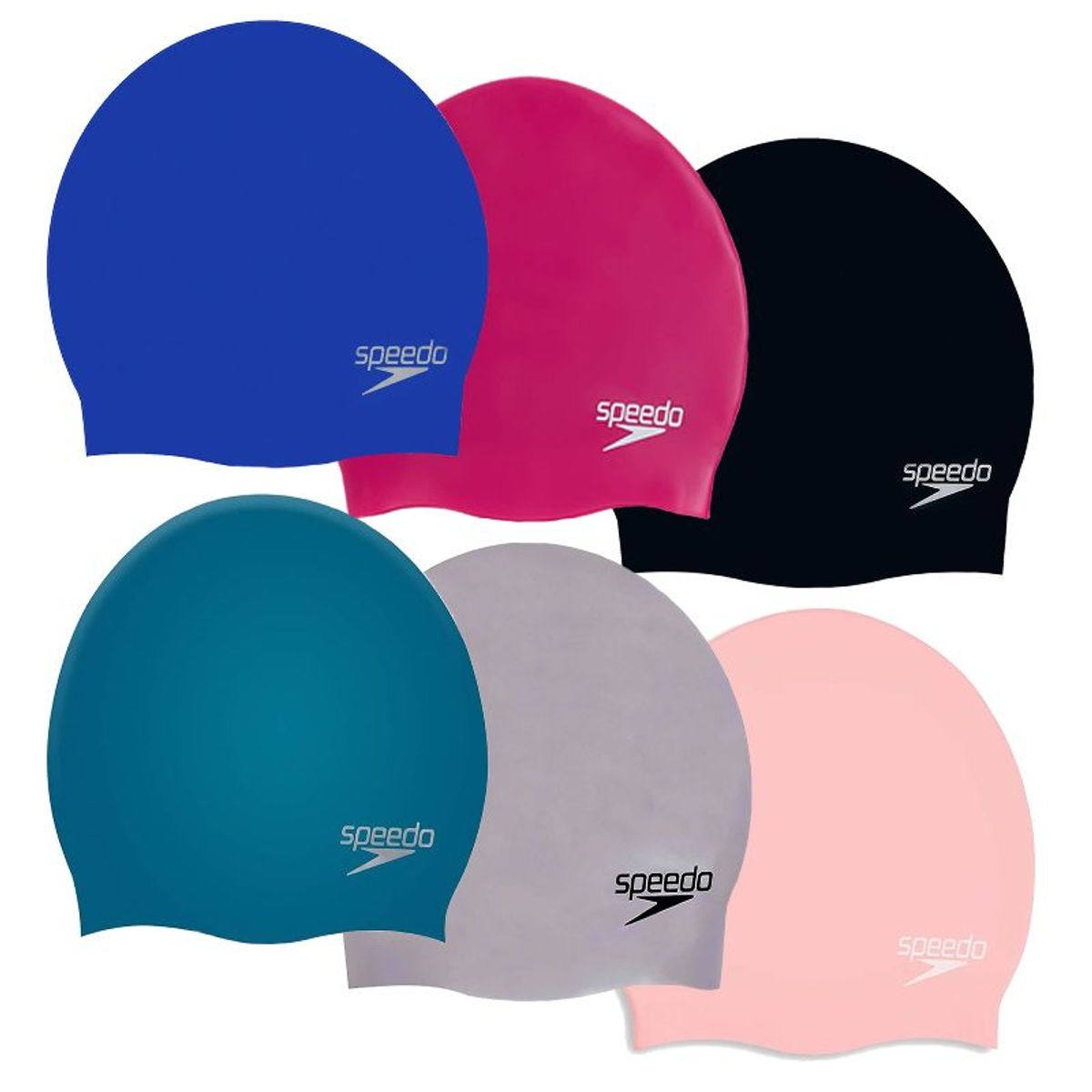 GENERICO - Gorro De Natacion Speedo Plain Moulded Silicona Piscina