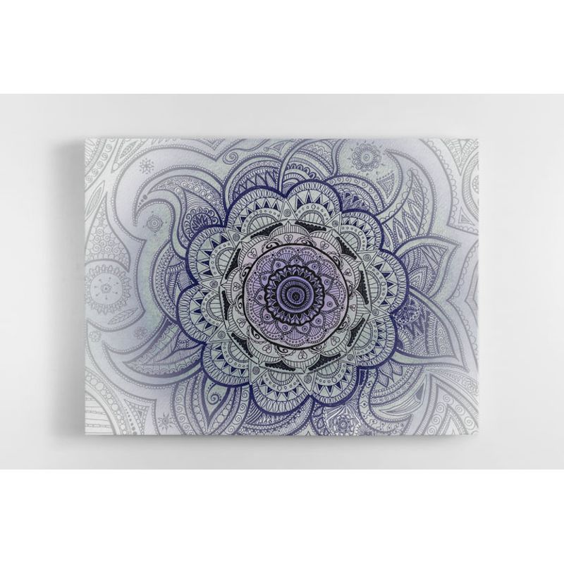 TAYRONA STORE - Cuadro En Lienzo Para Habitaciones Mandala 196 50x40cm