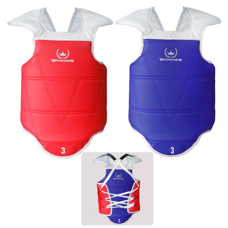 GENERICO - Protector Pecho Chaleco Pechera Taekwondo Artes Marciales