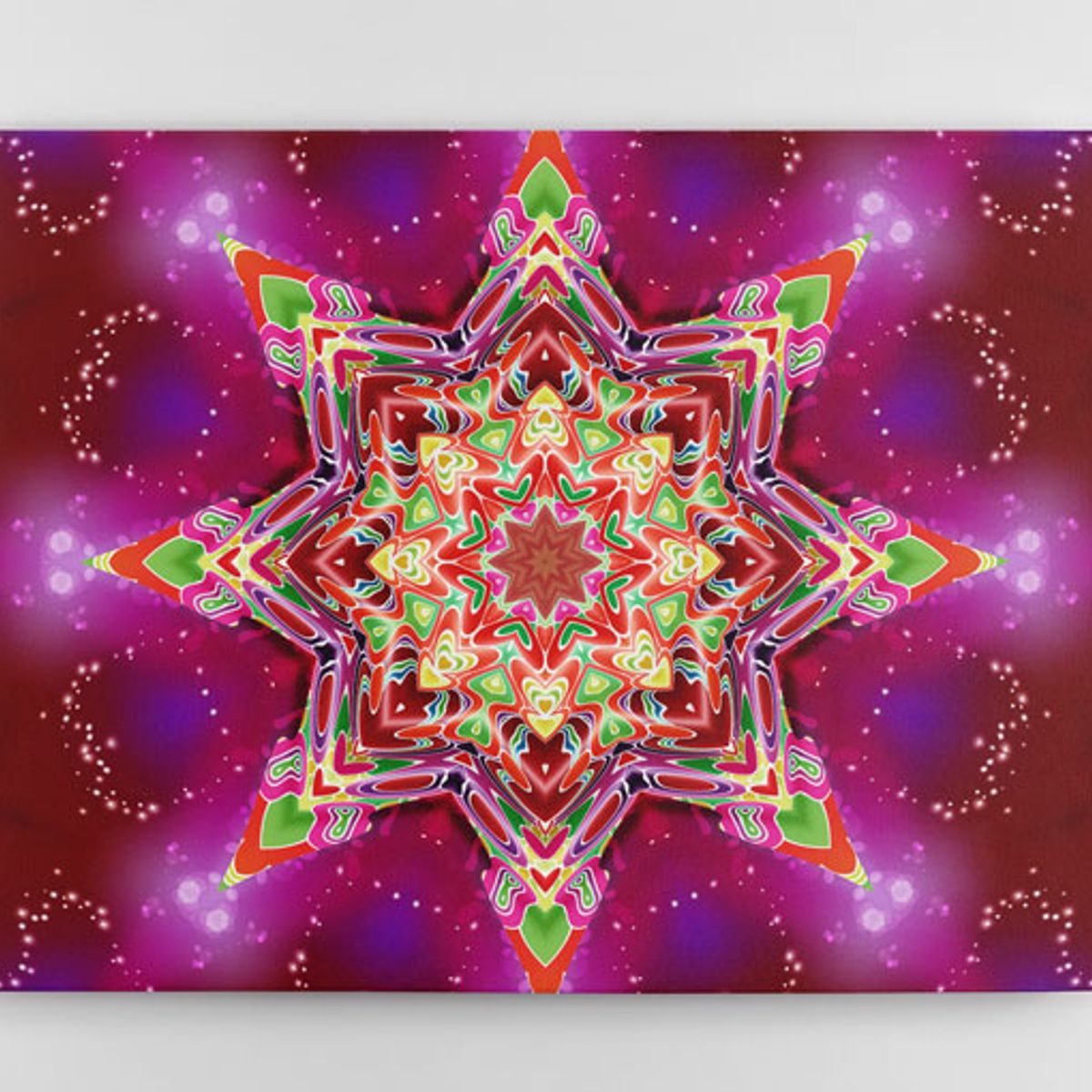 TAYRONA STORE - Cuadro En Lienzo Para Habitaciones Mandala 230 75x60cm