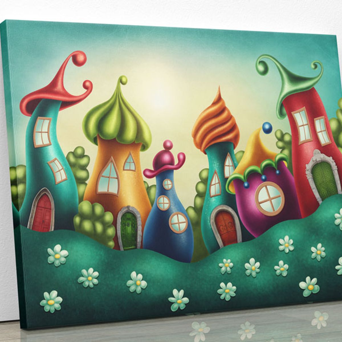 TAYRONA STORE - Cuadro En Lienzo Para Habitaciones Fantasia 187 50x40cm