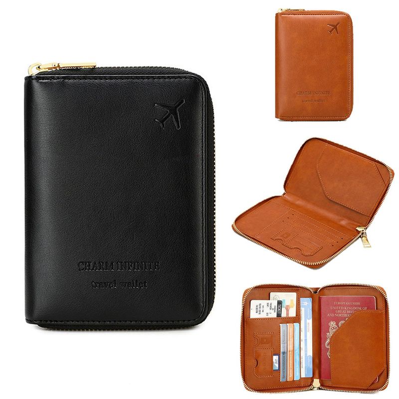 MULTIPLACE COLOMBIA - PORTA PASAPORTE ANTIMAGNETICO RFID CON CREMALLERA