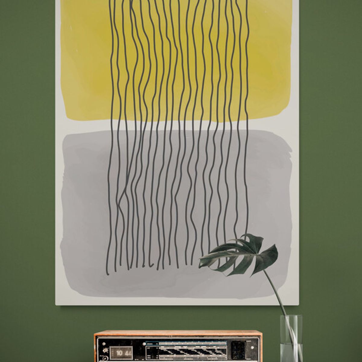 TAYRONA STORE - Cuadro En Lienzo Para Habitaciones Diseño Minimalista 312 100x150cm