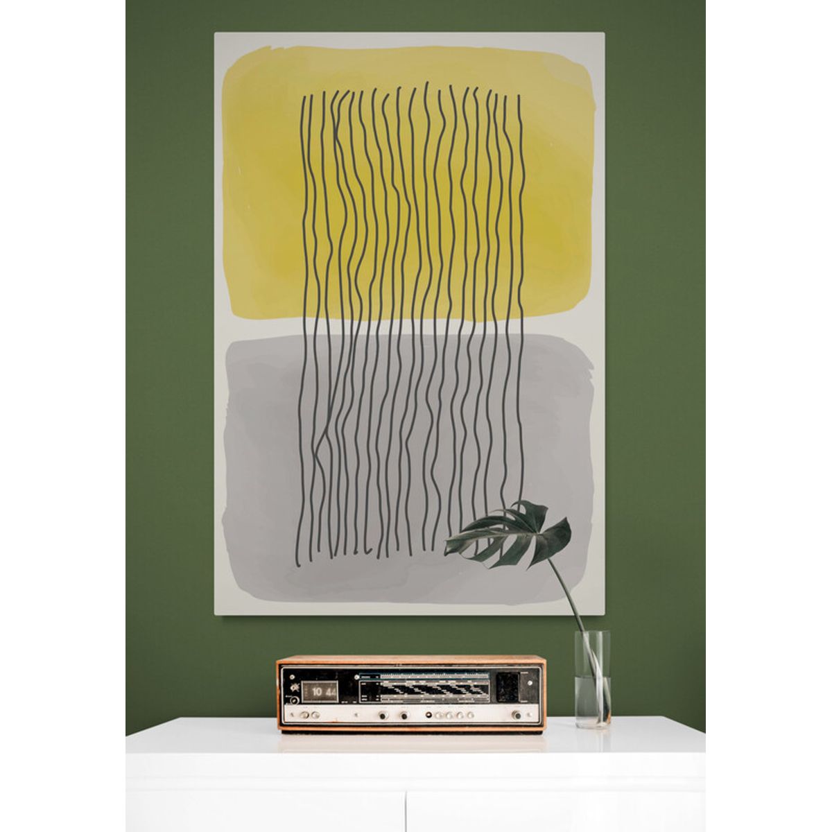 TAYRONA STORE - Cuadro En Lienzo Para Habitaciones Diseño Minimalista 312 100x150cm