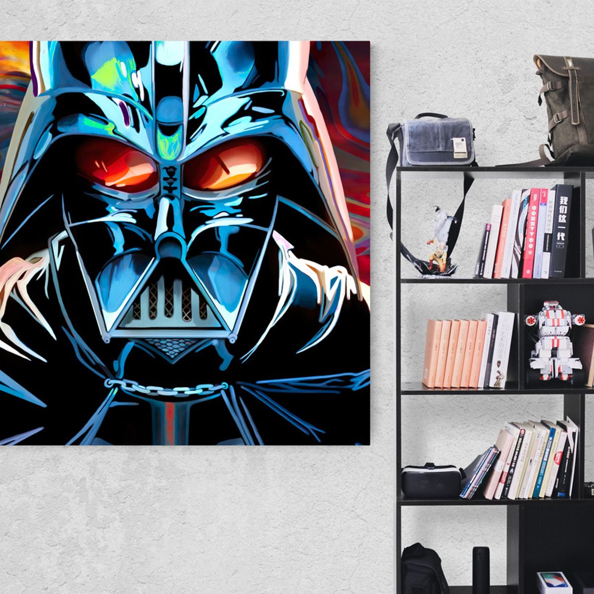 TAYRONA STORE - Cuadro En Lienzo Para Habitaciones Star Wars 62 80x80cm
