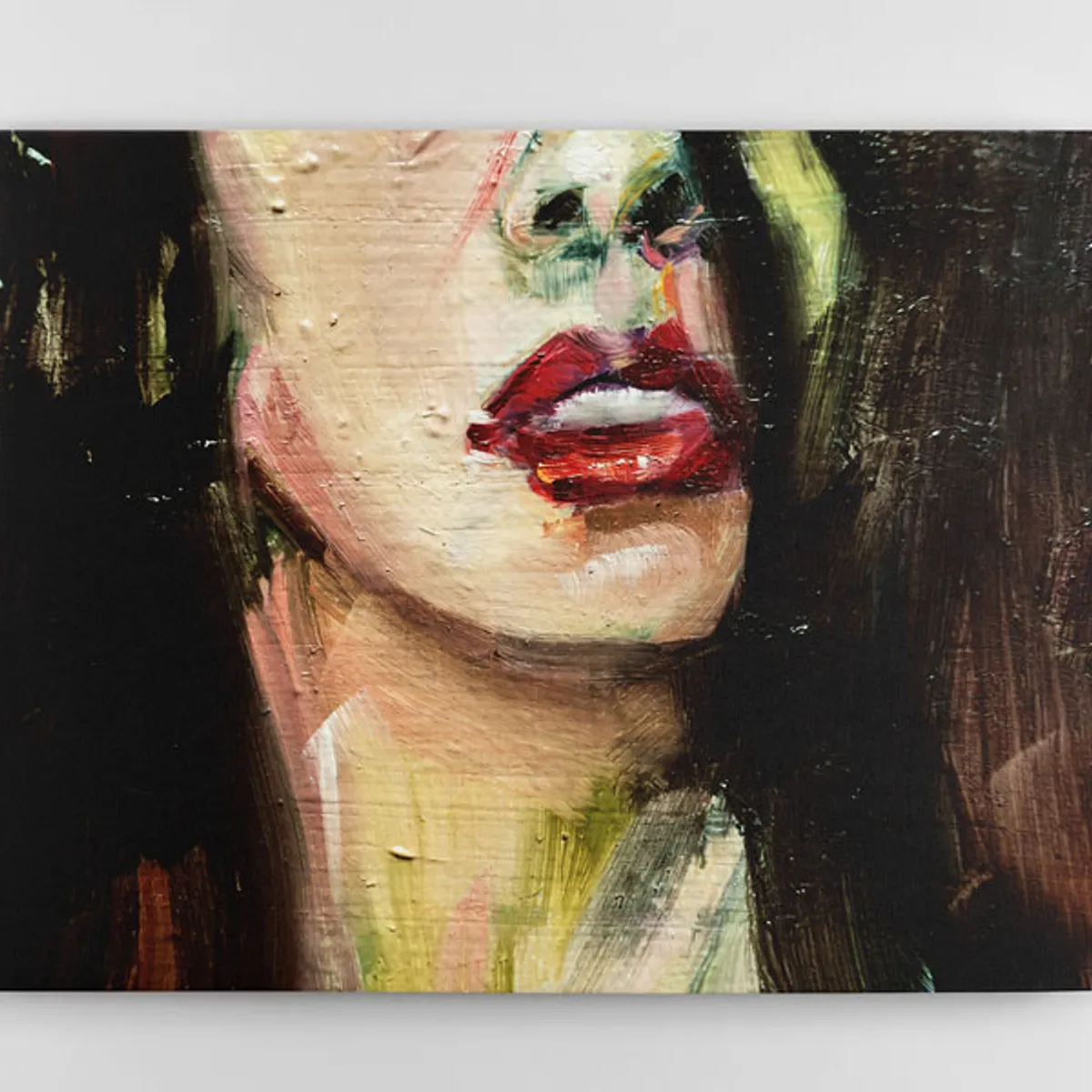 TAYRONA STORE - Cuadro En Lienzo Para Habitaciones Cara Mujer Art 57 50x40cm