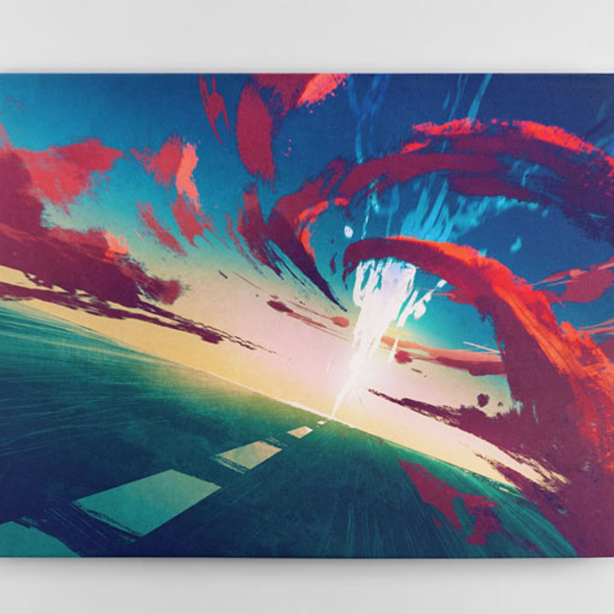 TAYRONA STORE - Cuadro En Lienzo Para Habitaciones Fantasia 095 100x80cm