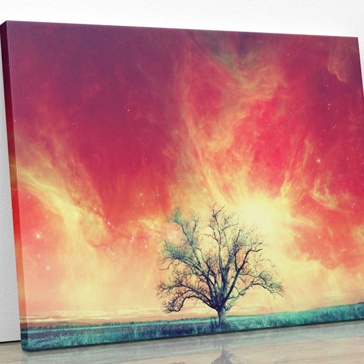 TAYRONA STORE - Cuadro En Lienzo Para Habitaciones Fantasia 125 100x80cm