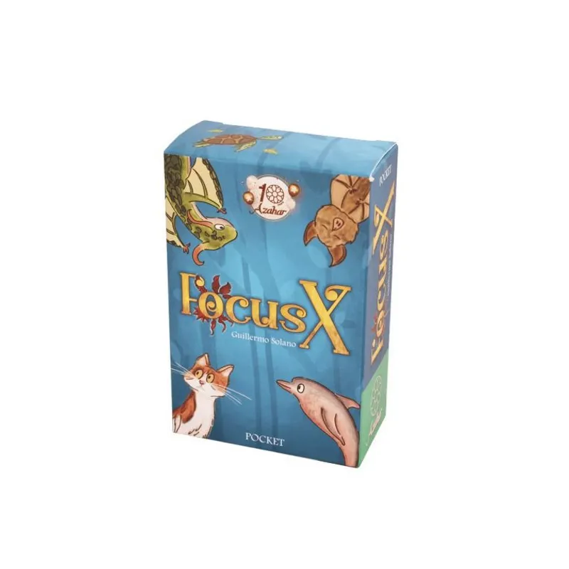 ASMODEE - Juego De Mesa Focus X Familiar Rapidez Mental Niños Adultos