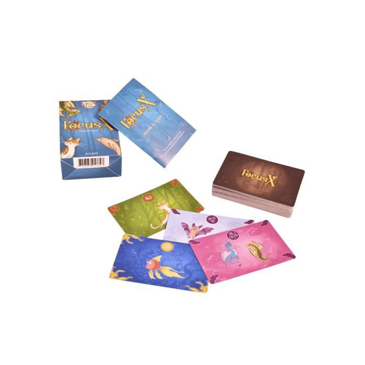 ASMODEE - Juego De Mesa Focus X Familiar Rapidez Mental Niños Adultos
