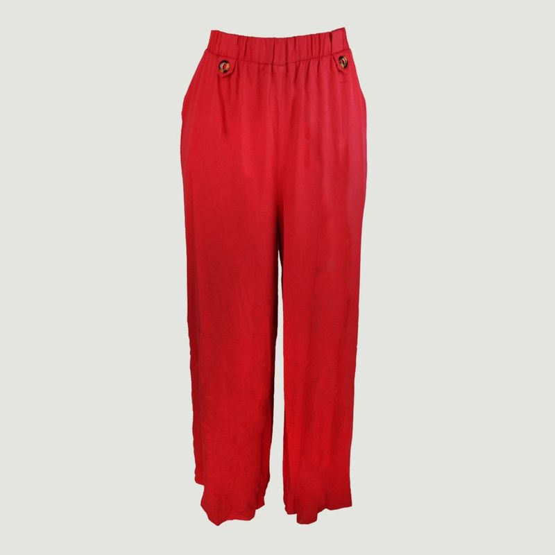 L Y H - Pantalon Para Mujer Rojo Marca L&H